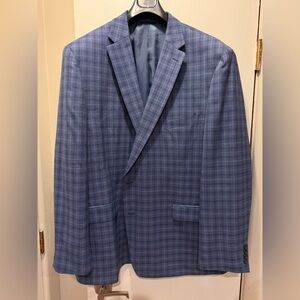 Ralph Lauren Navy Plaid Blazer